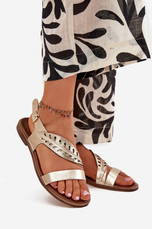 Sandali da donnaAbilitatoturalnej Skóry con tacchi larghi Zazoo 3564 colore dorato Sandali da donnaAbilitatoturalnej Skóry con tacchi larghi Zazoo 3564 colore dorato