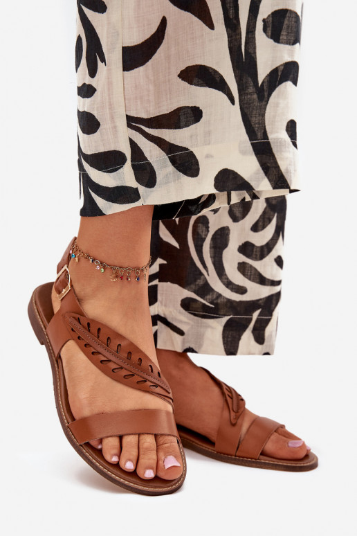 Sandali da donnaAbilitatoturalnej Skóry con tacchi larghi Zazoo 3564 colore marrone Sandali da donnaAbilitatoturalnej Skóry con tacchi larghi Zazoo 3564 colore marrone