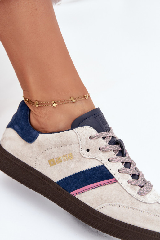 dalla pelle scamosciata Basso Scarpe modello sneakers Femminile Big Star SS274679 HI-POLY SYSTEM colore grigio dalla pelle scamosciata Basso Scarpe modello sneakers Femminile Big Star SS274679 HI-POLY SYSTEM colore grigio