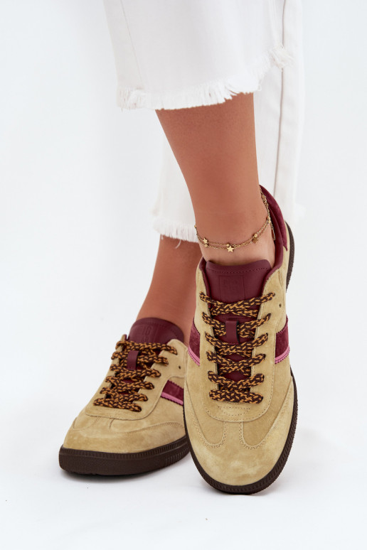 dalla pelle scamosciata Basso Scarpe modello sneakers Femminile Big Star SS274680 HI-POLY SYSTEM Calcare