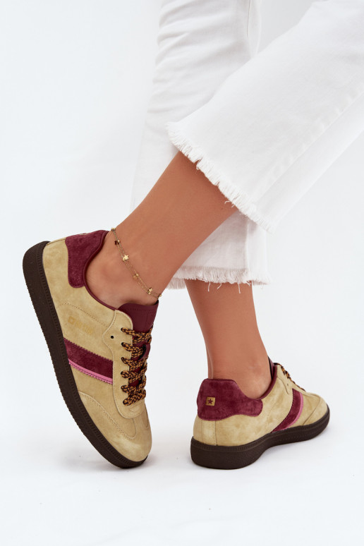 dalla pelle scamosciata Basso Scarpe modello sneakers Femminile Big Star SS274680 HI-POLY SYSTEM Calcare