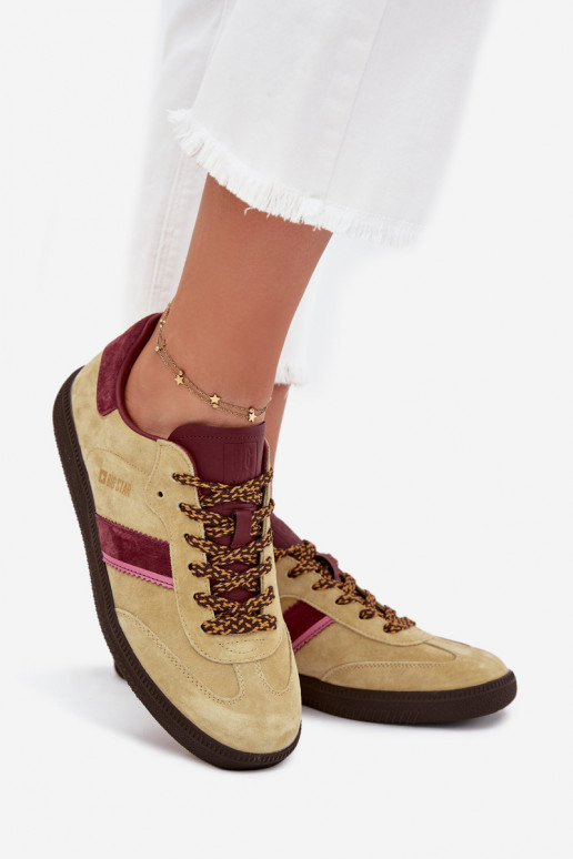 dalla pelle scamosciata Basso Scarpe modello sneakers Femminile Big Star SS274680 HI-POLY SYSTEM Calcare