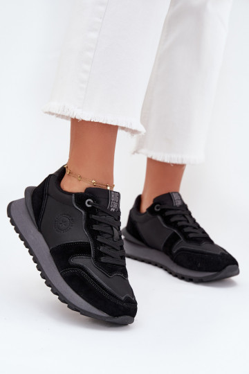 Pelle Scarpe modello sneakers Femminile Big Star OO274529 HI-POLY SYSTEM colore nero