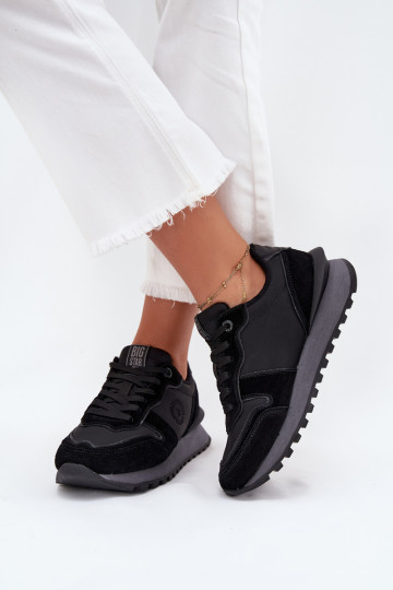 Pelle Scarpe modello sneakers Femminile Big Star OO274529 HI-POLY SYSTEM colore nero 2