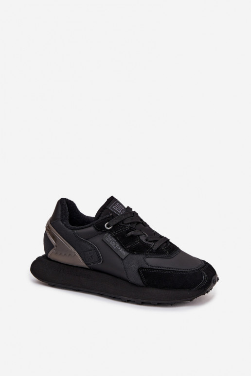 Pelle Scarpe modello sneakers Femminile Big Star OO274562 Hi-Poly System colore nero Pelle Scarpe modello sneakers Femminile Big Star OO274562 Hi-Poly System colore nero