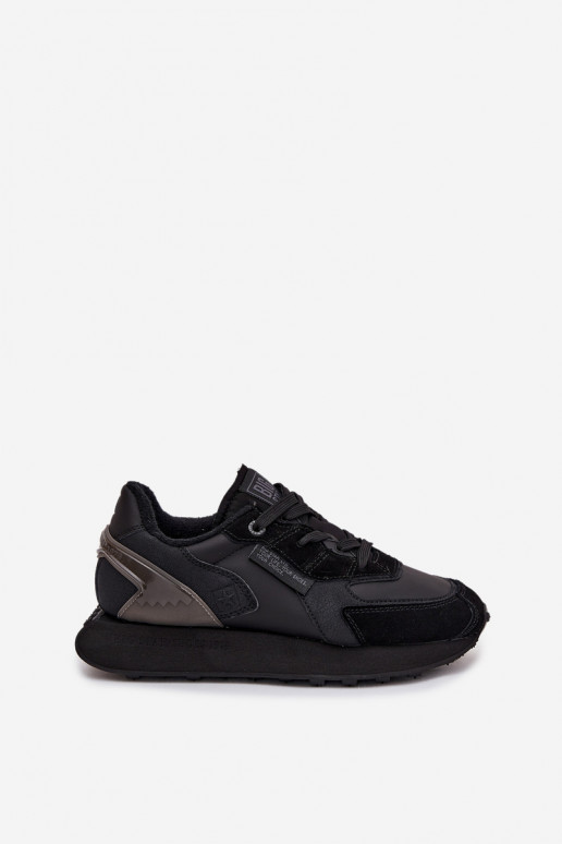 Pelle Scarpe modello sneakers Femminile Big Star OO274562 Hi-Poly System colore nero Pelle Scarpe modello sneakers Femminile Big Star OO274562 Hi-Poly System colore nero