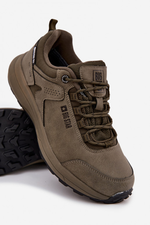 scarpe da ginnastica Trekking Deveschio Big Star OO174367 HI-POLY SYSTEM colore kaki