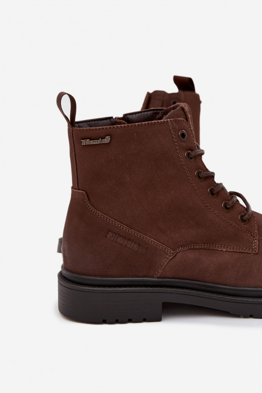 Pelle riscaldamento Stivali Deveschio Al Castello Big Star OO174149 CzekoladoAe