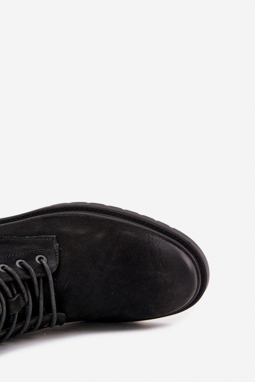 Pelle riscaldamento Stivali Deveschio Al Castello Big Star OO174148 colore nero