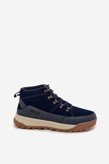 Stivali da trekking in camoscio da uomo Big Star SS174264 blu scuro 2