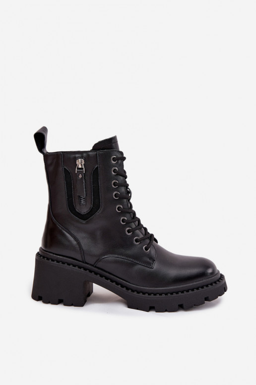 Pelle Stivali da donna Klocke riscaldamento Vinceza 86418 colore nero Pelle Stivali da donna Klocke riscaldamento Vinceza 86418 colore nero