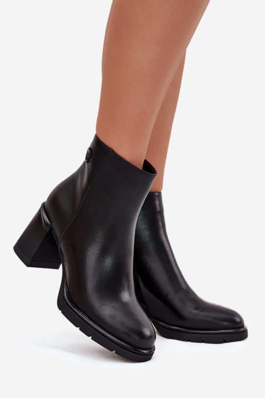 Pelle Stivali da donna colore nero Julissa Pelle Stivali da donna colore nero Julissa