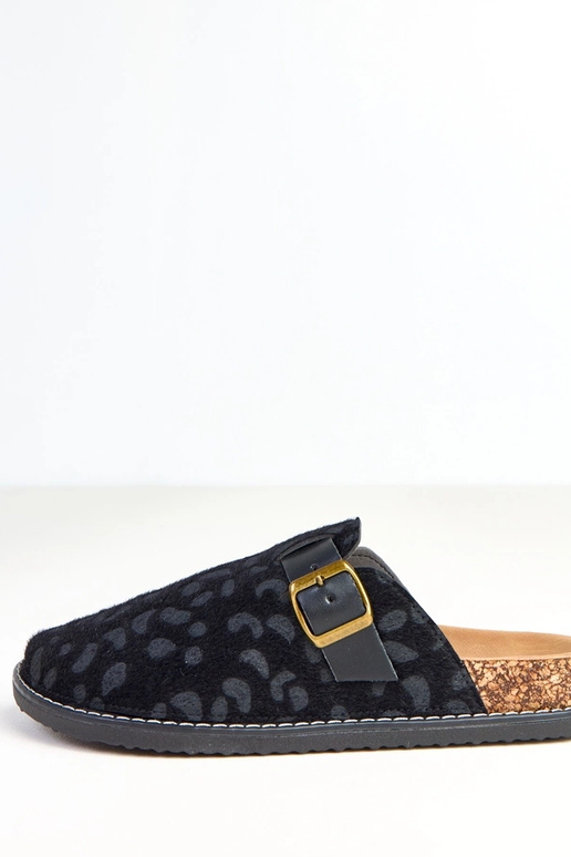 Ciabatte da donna nere su piattaforma...