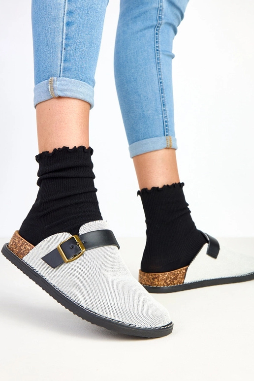 Ciabatte nere su piattaforma in... Ciabatte nere su piattaforma in...