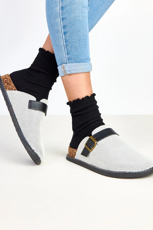 Ciabatte nere su piattaforma in... Ciabatte nere su piattaforma in...