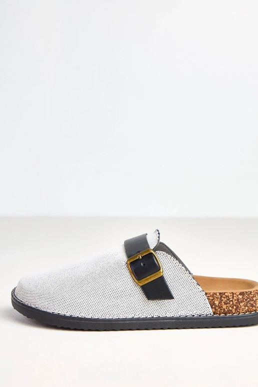 Ciabatte nere su piattaforma in... Ciabatte nere su piattaforma in...