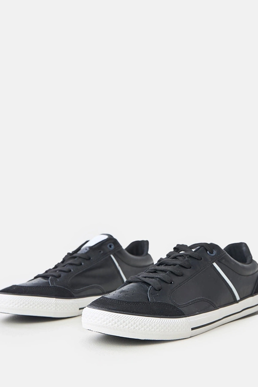 Sneakers nere neri con dettagli...