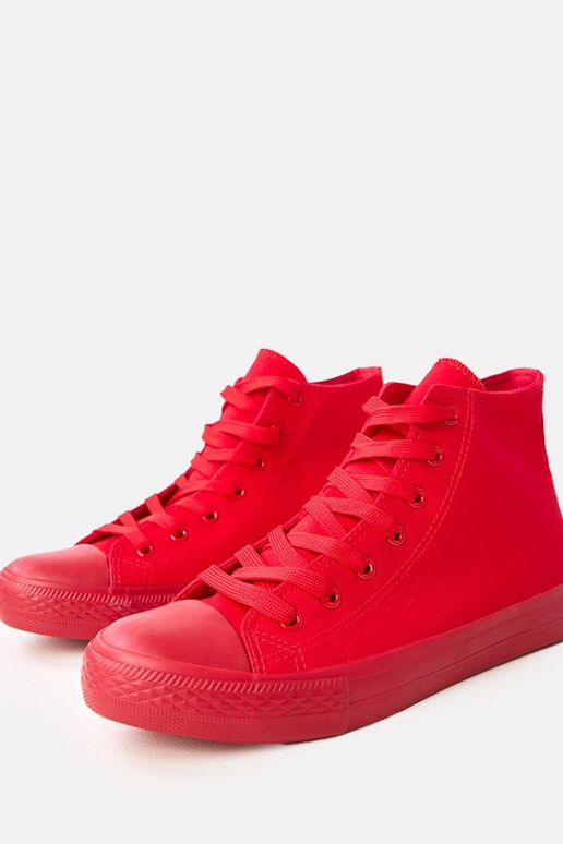 Stivali alti rossi Caio