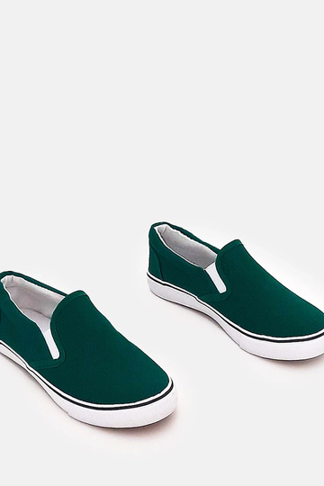 Scarpe sportive verdi slip-on per bambini Lagunes
