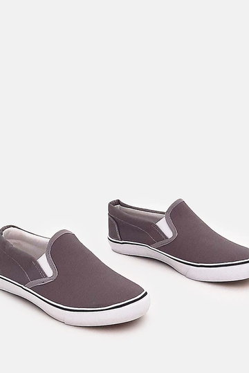 Scarpe sportive grigie slip-on per bambini Lagunes