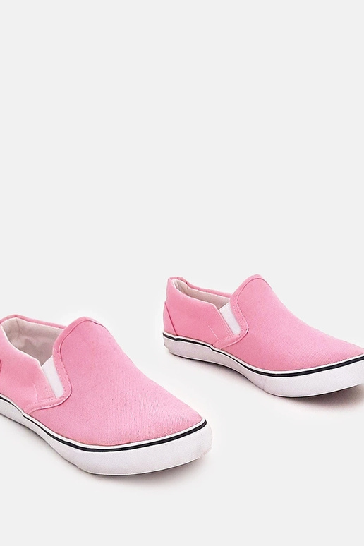 Scarpe sportive rosa slip-on per...