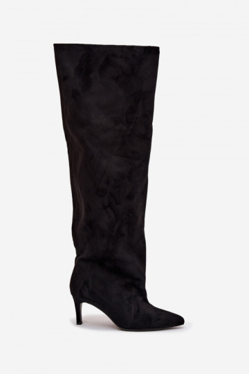 stivali da donna con tacchi sottili Un modello convincente colore nero Devevilla 2