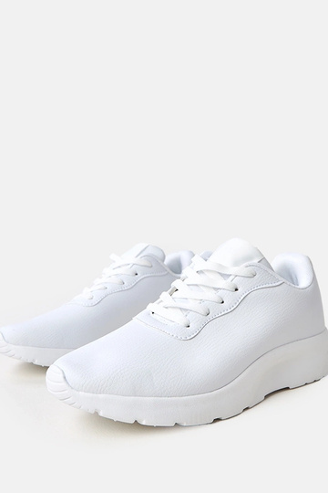 Sneakers alte da uomo bianche Christien 2