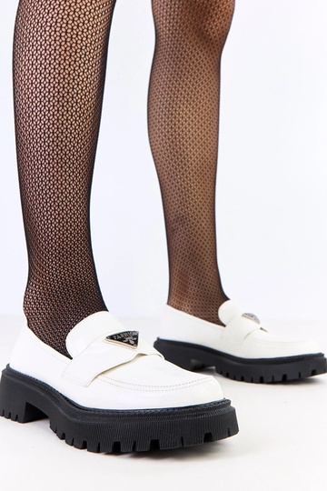 Mocassini bianchi da donna...