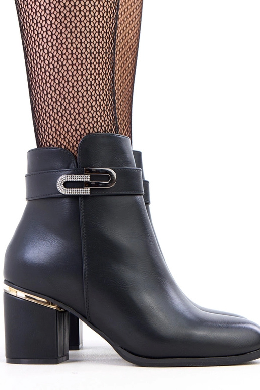 Stivaletti neri con strass Elefat