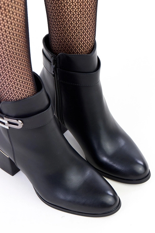 Stivaletti neri con strass Elefat