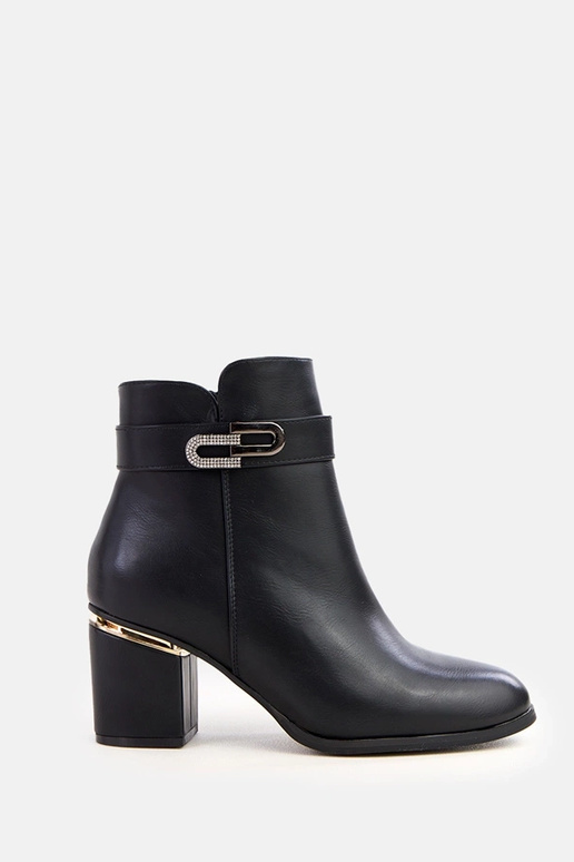 Stivaletti neri con strass Elefat