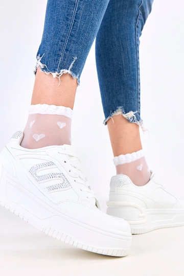 Sneakers bianche con...