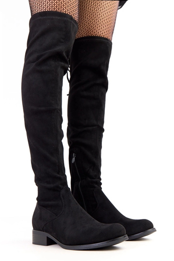 Stivali lunghi neri con...