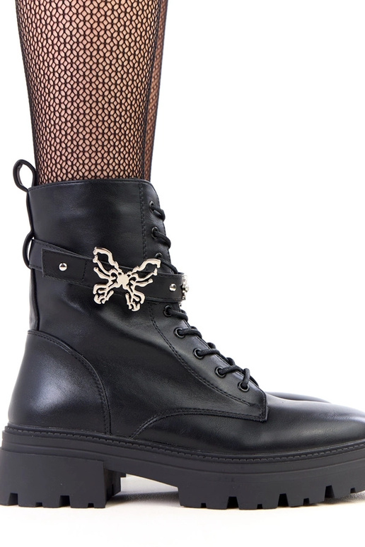 Scarponi neri da trekking con...