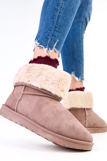 Stivali da neve marroni con...