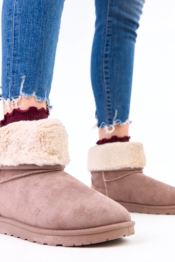 Stivali da neve marroni con... 2