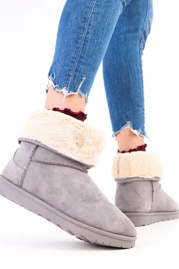 Stivali da neve grigi con... 2