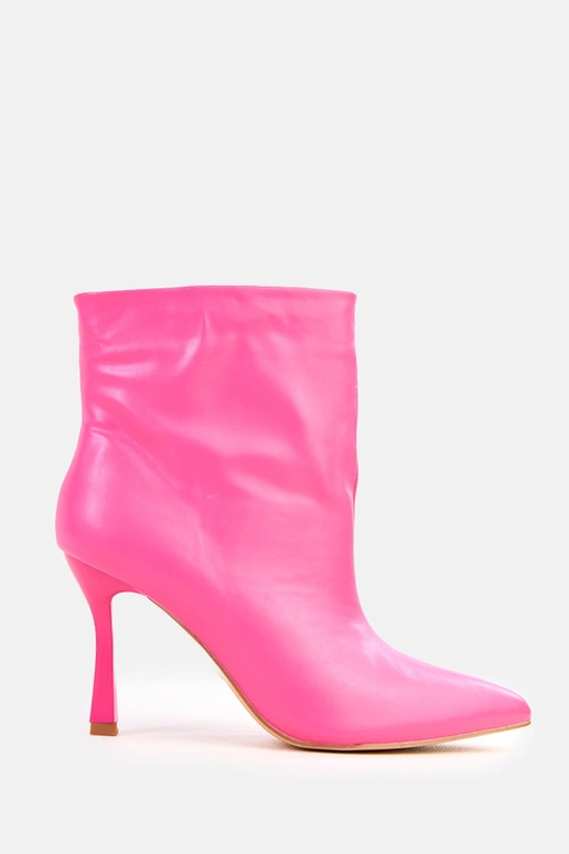 Stivaletti rosa in pelle sintetica... Stivaletti rosa in pelle sintetica...