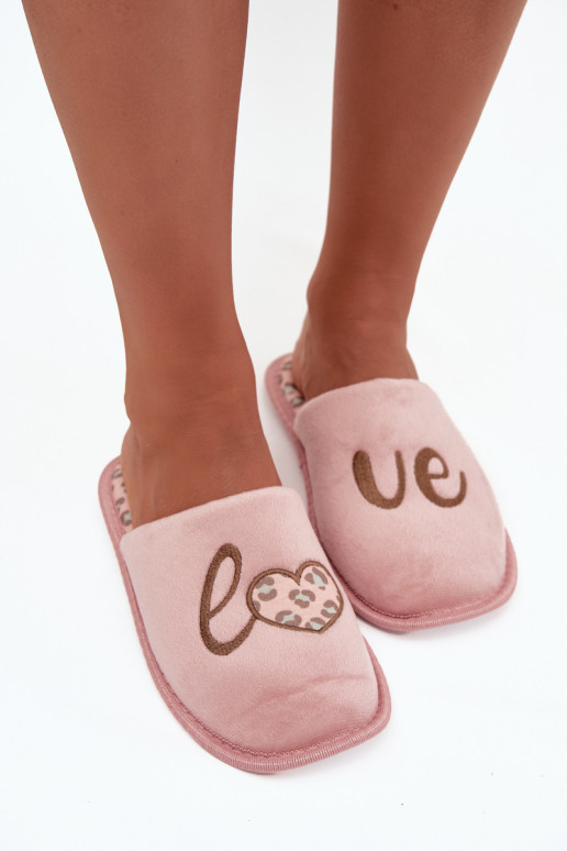 Pantofole Femminile LOVE Vinceza 19960 colore rosa