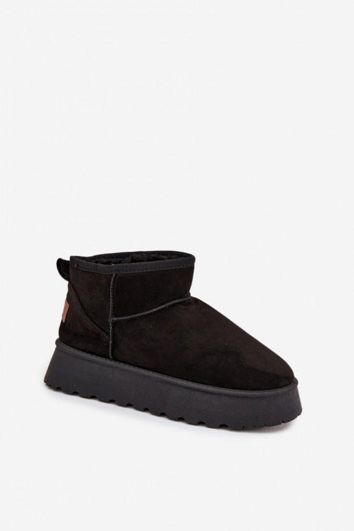 Stivali da neve Femminile con una piattaforma colore nero Celyra