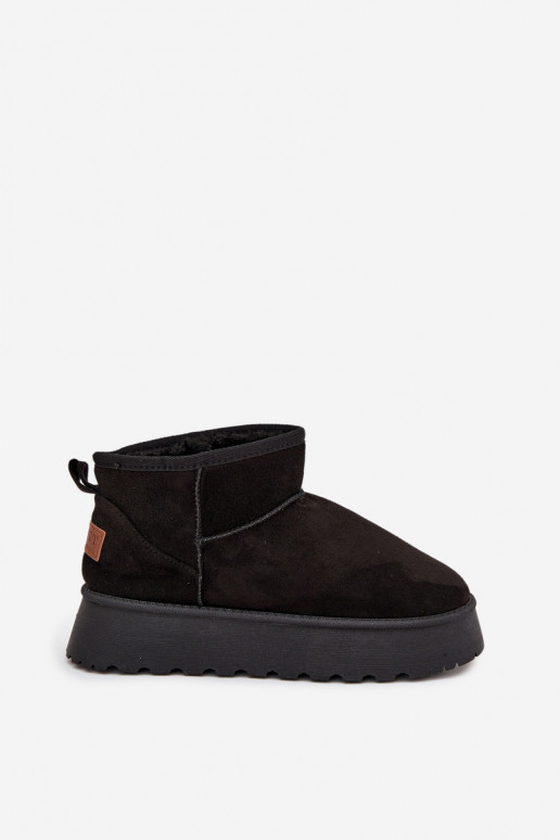 Stivali da neve Femminile con una piattaforma colore nero Celyra