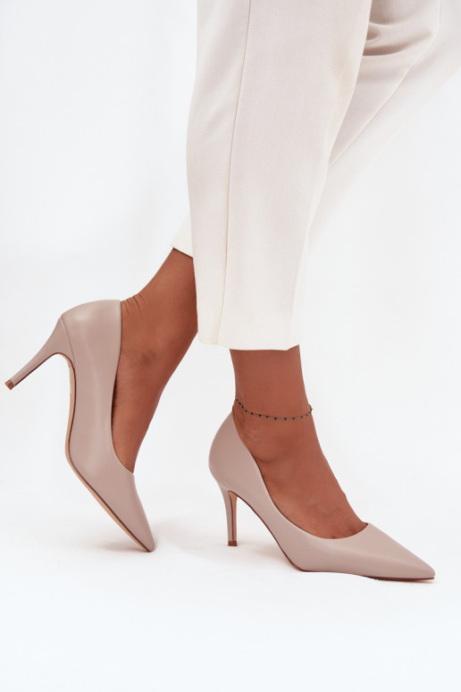 scarpe col tacco alto Femminile in ecopelle beige Sivana scarpe col tacco alto Femminile in ecopelle beige Sivana