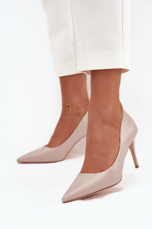 scarpe col tacco alto Femminile in ecopelle beige Sivana scarpe col tacco alto Femminile in ecopelle beige Sivana