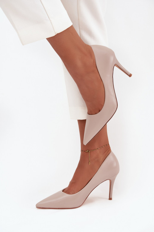 scarpe col tacco alto Femminile in ecopelle beige Sivana scarpe col tacco alto Femminile in ecopelle beige Sivana