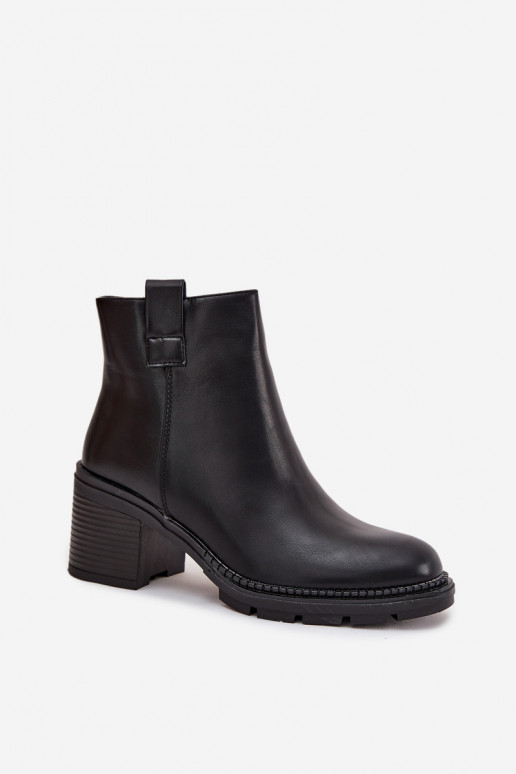 riscaldamento Stivali da donna in ecopelle con i tacchi colore nero Alvena