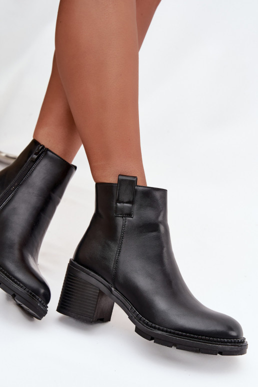 riscaldamento Stivali da donna in ecopelle con i tacchi colore nero Alvena