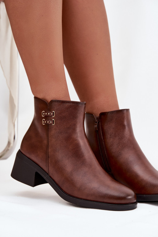 riscaldamento Stivali da donna Klocke colore marrone Delmira riscaldamento Stivali da donna Klocke colore marrone Delmira