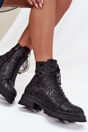 Pelle Stivaletti da lavoro Femminile riscaldamento Al Castello Artiker 57C2257 colore nero