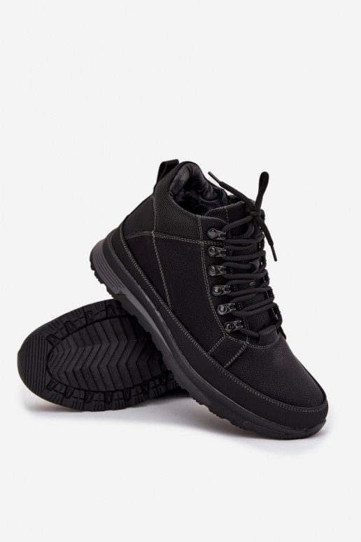 scarponi da trekking scarpe Deveschio riscaldamento colore nero INivelle