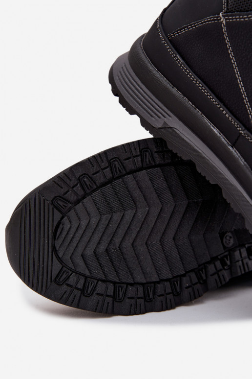 scarponi da trekking scarpe Deveschio riscaldamento colore nero INivelle